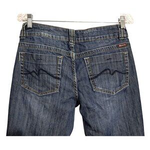 Makers Of True Originals Womens Jeans Size 31 Dark Blue Denim Cropped Straight L